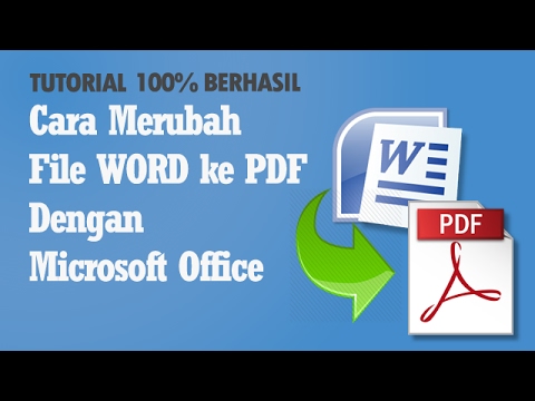 cara ubah doc ke pdf